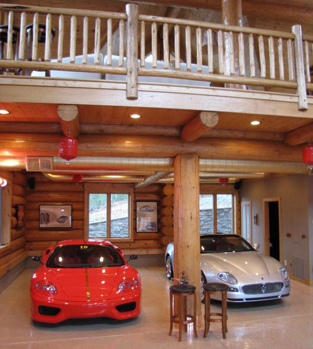 Log Cabin Garage