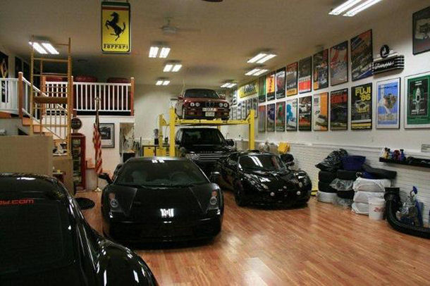 Wood Floor Garage