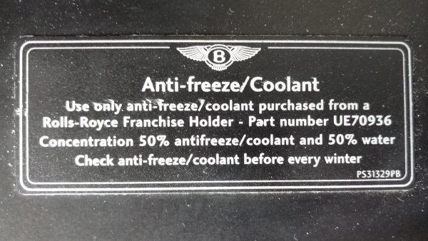 coolant-label